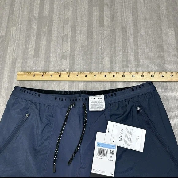 Nike Dri-FIT ADV UV Running Pants Men's Medium Black HJ4144-437 New - Picture 3 of 9